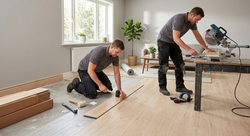 Laminate Floor Installation in North Falmouth, MA