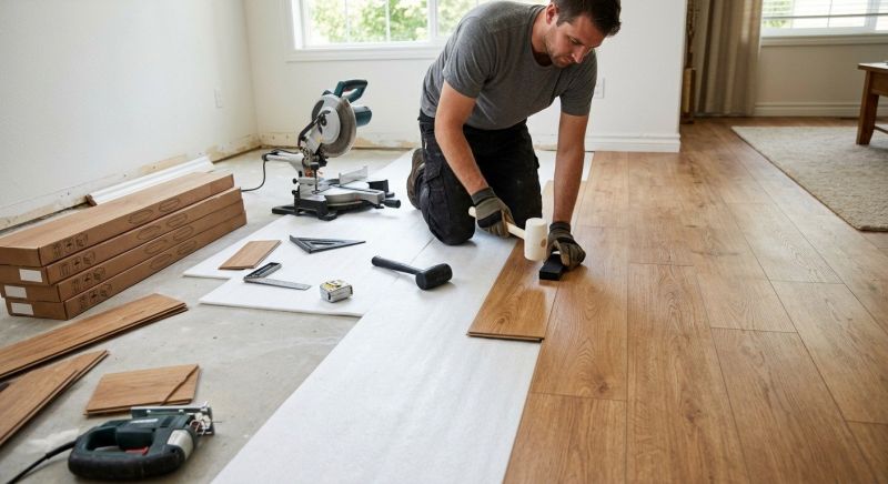 Laminate Floor Replacement in Dighton, MA