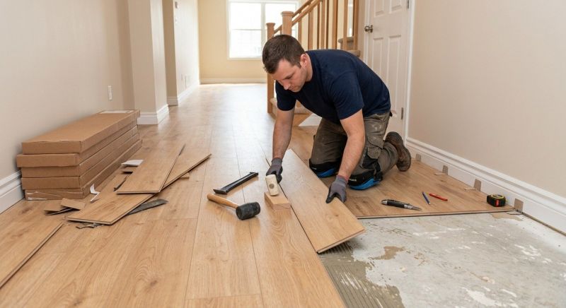 Laminate Floor Replacement in North Dartmouth, MA