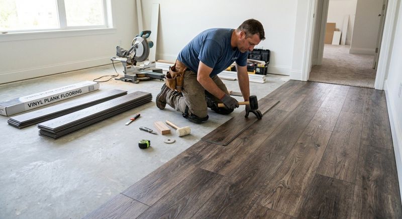 Linoleum Floor Installation in Barrington, RI
