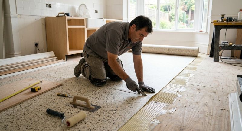 Linoleum Floor Installation in Dighton, MA