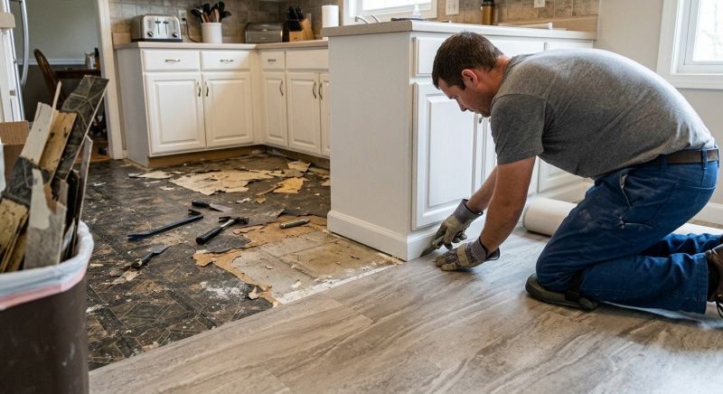 Linoleum Floor Installation in Jamestown, RI