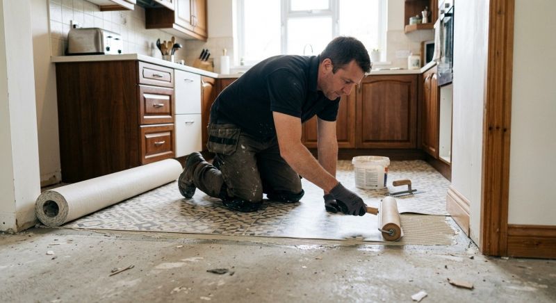 Linoleum Floor Installation in North Dartmouth, MA