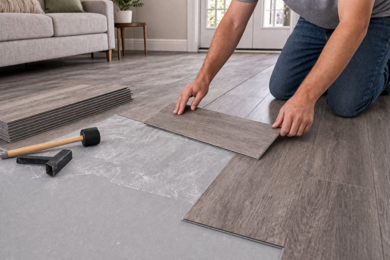 Luxury Vinyl Tile Installation in Barrington, RI