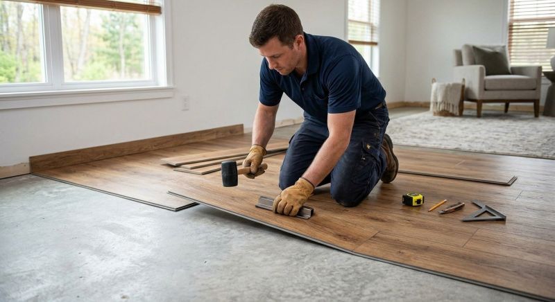 Luxury Vinyl Tile Installation in Bristol, RI