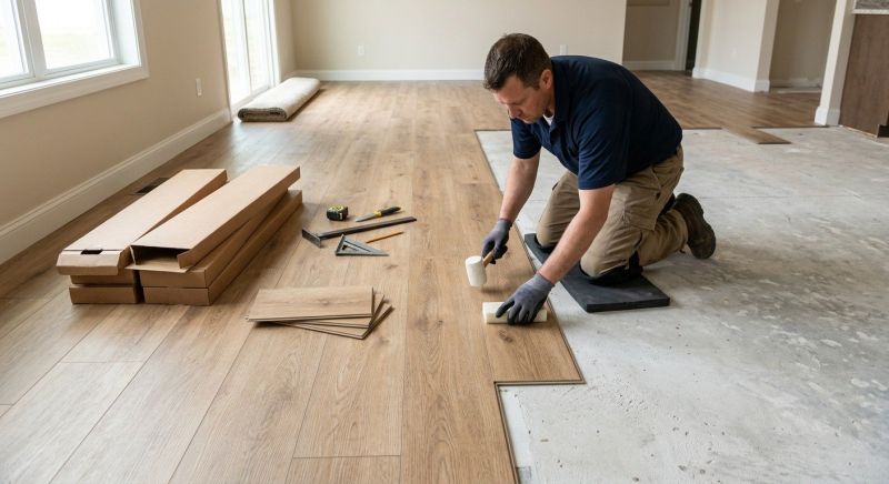 Luxury Vinyl Tile Installation in Buzzards Bay, MA