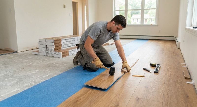 Lvt Flooring Installation in Swansea, MA