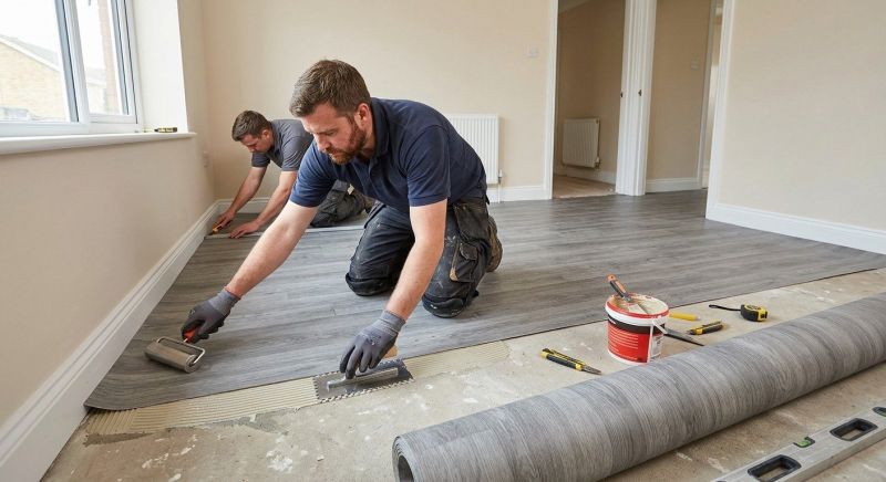 Sheet Flooring Installation in Warren, RI