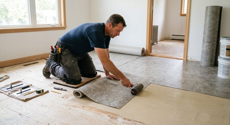 Sheet Vinyl Installation in Middleboro, MA