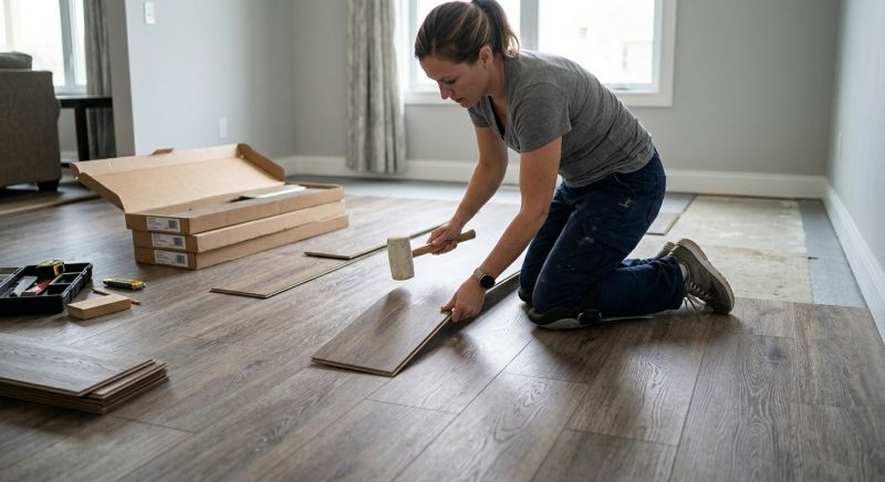 Vinyl Plank Floor Installation in North Dartmouth, MA